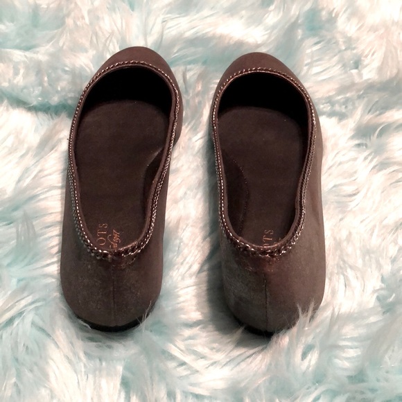 Like New Talbot silver metallic flat ballet 9.5 - Picture 4 of 7